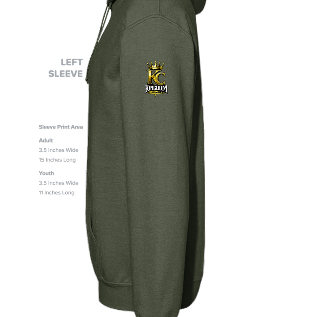 MILITARY GREEN - SF500 - SLEEVE_LEFT